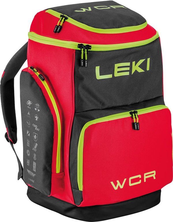 Leki Skiboot Bag WCR 85 L red Skischuhtasche Rucksack Ski Schuhtasche
