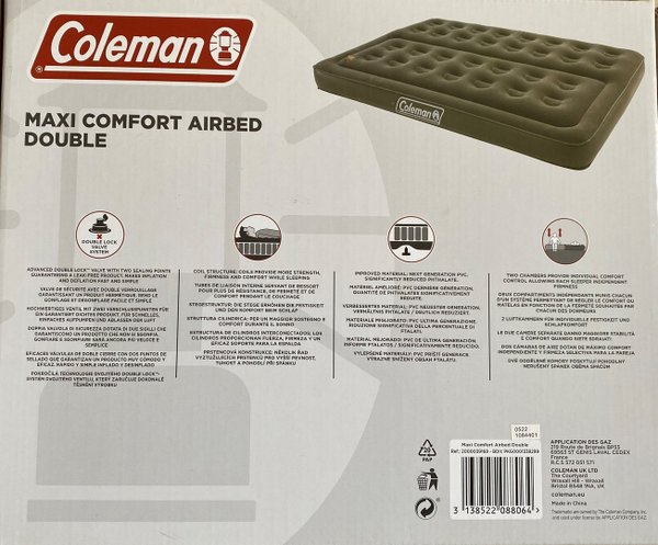 Coleman Luftbett Maxi Comfort Bed Double
