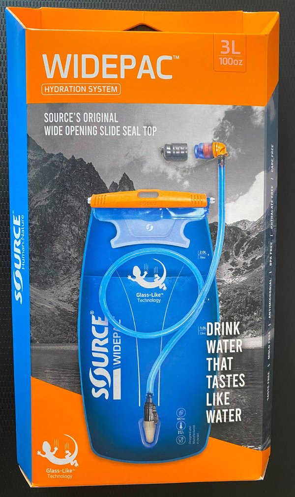 Source Widepac 3L Alpine blue Trinksystem Trinkblase